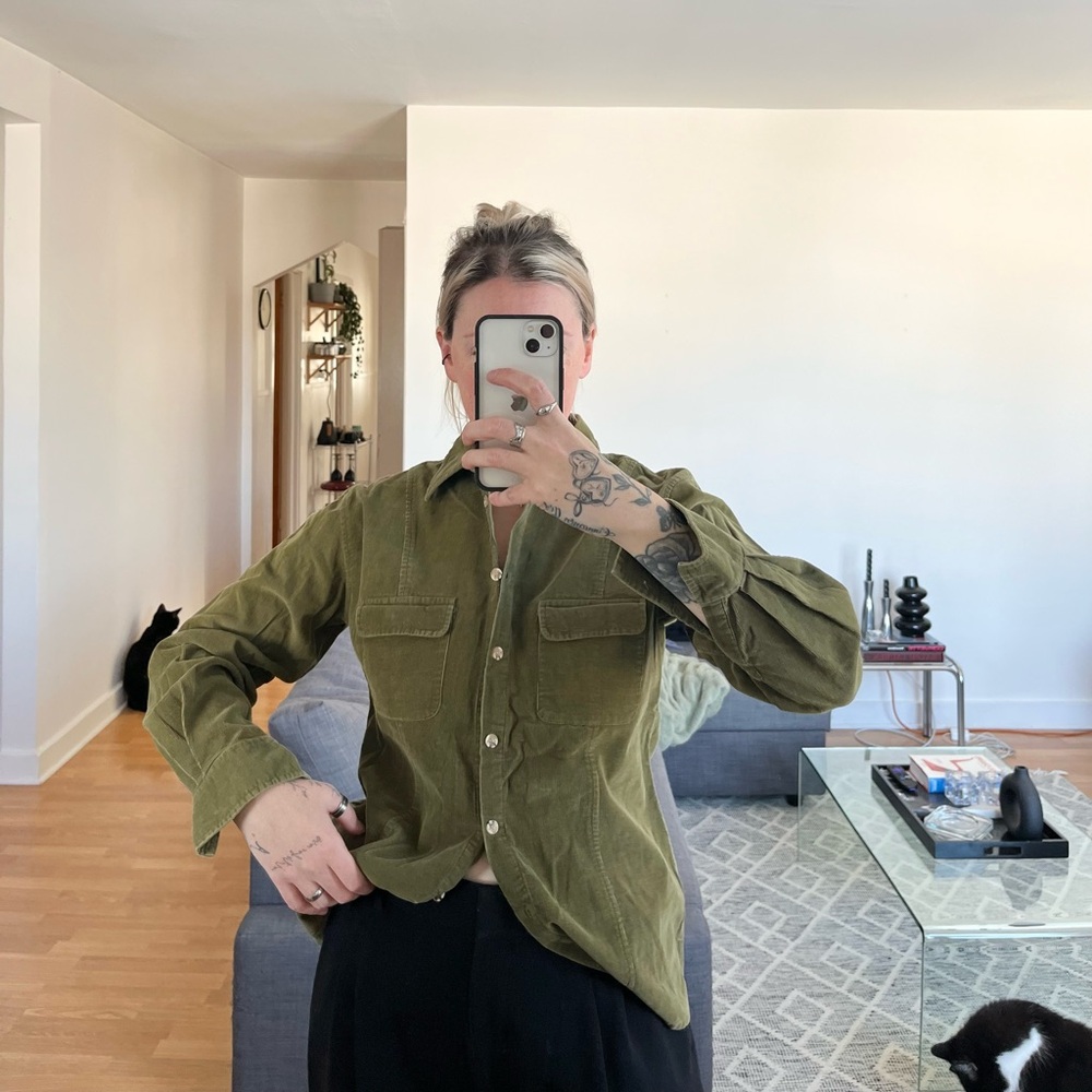 vintage 90’s cord blouse